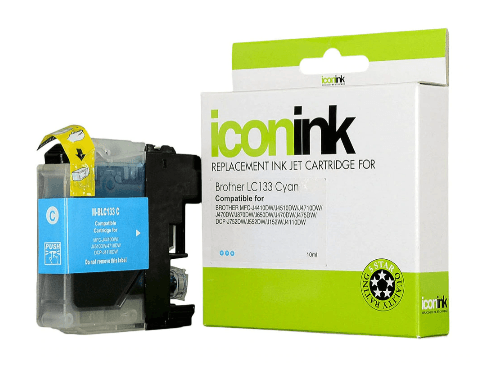 Icon Compatible Brother LC133 Cyan Ink Cartridge - Office Connect